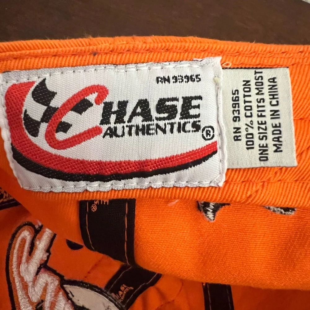 Tony Stewart #20 Home Depot Hats Chase Authentic One Size Adjustable Orange